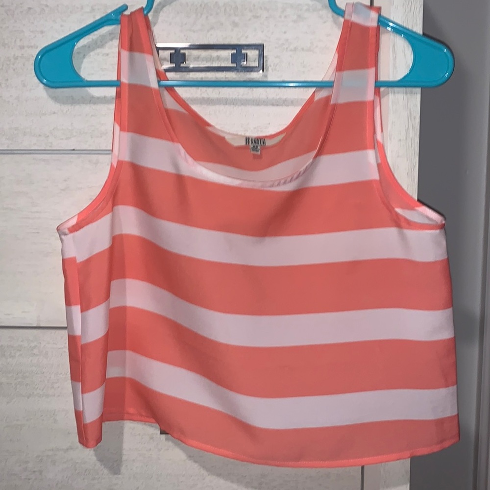 BB Dakota striped crop top